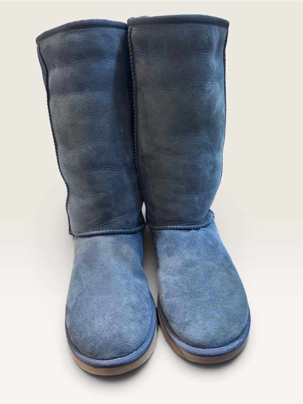 UGG Navy Women's Classic Tall Suede Boots in Navy Size 8